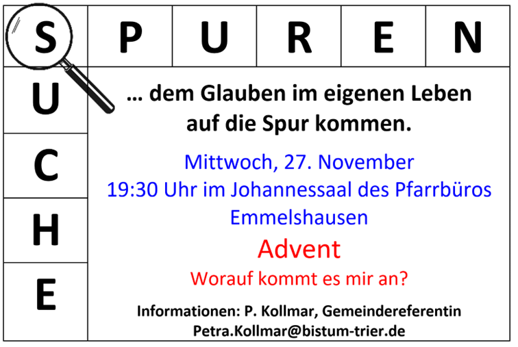 Spurensuche