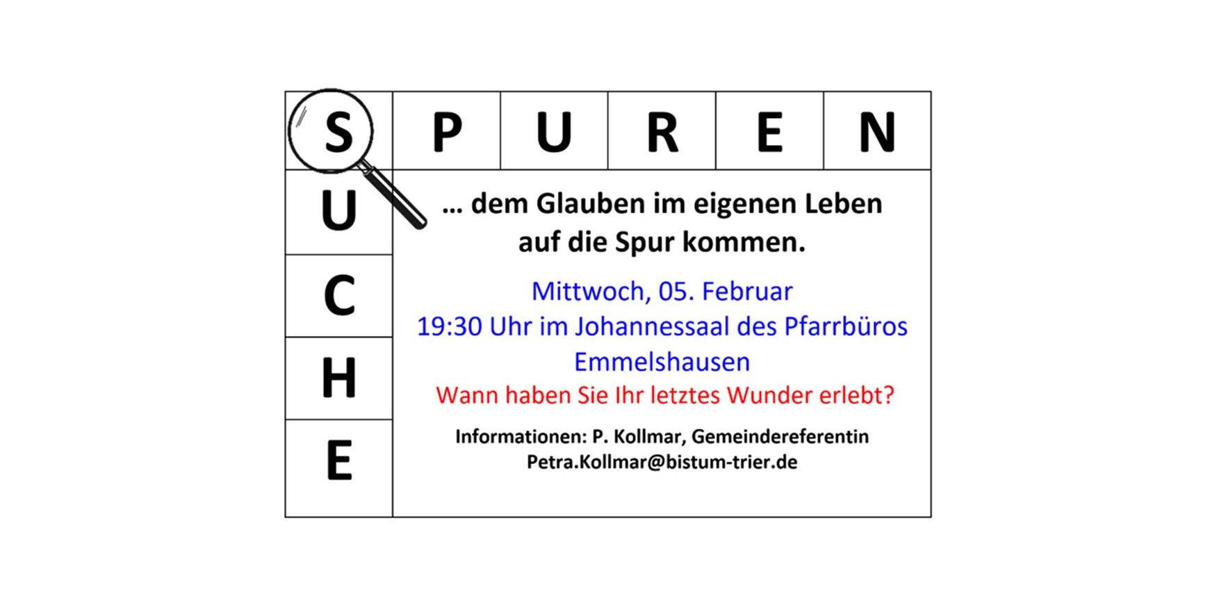 Spurensuche